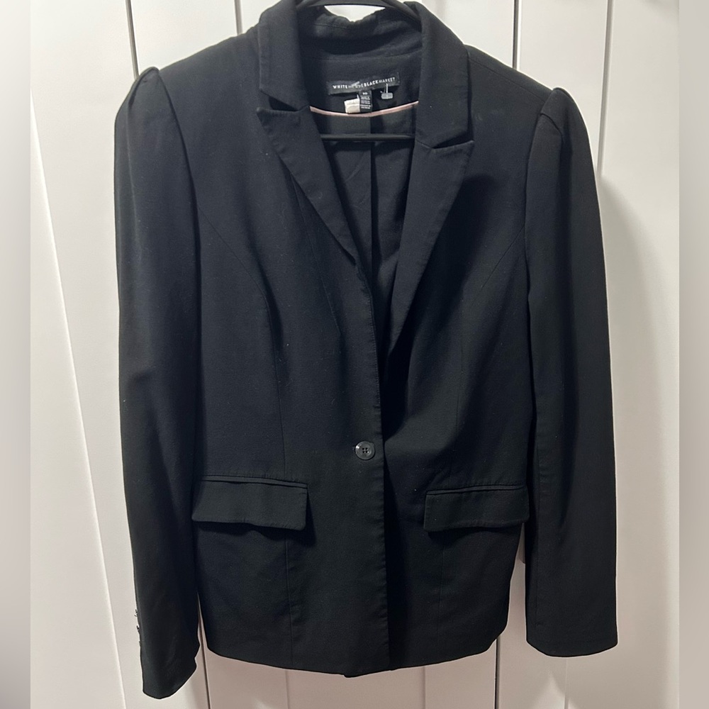 White House Black Market Classic Black Blazer